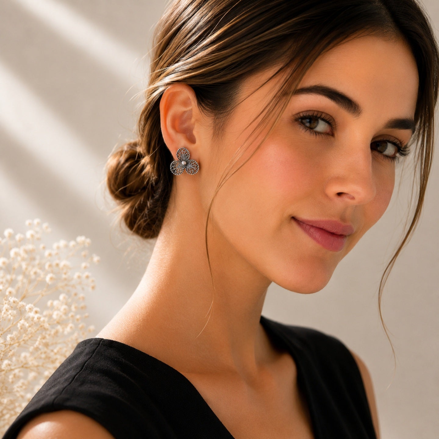 Aretes Trinidad floral