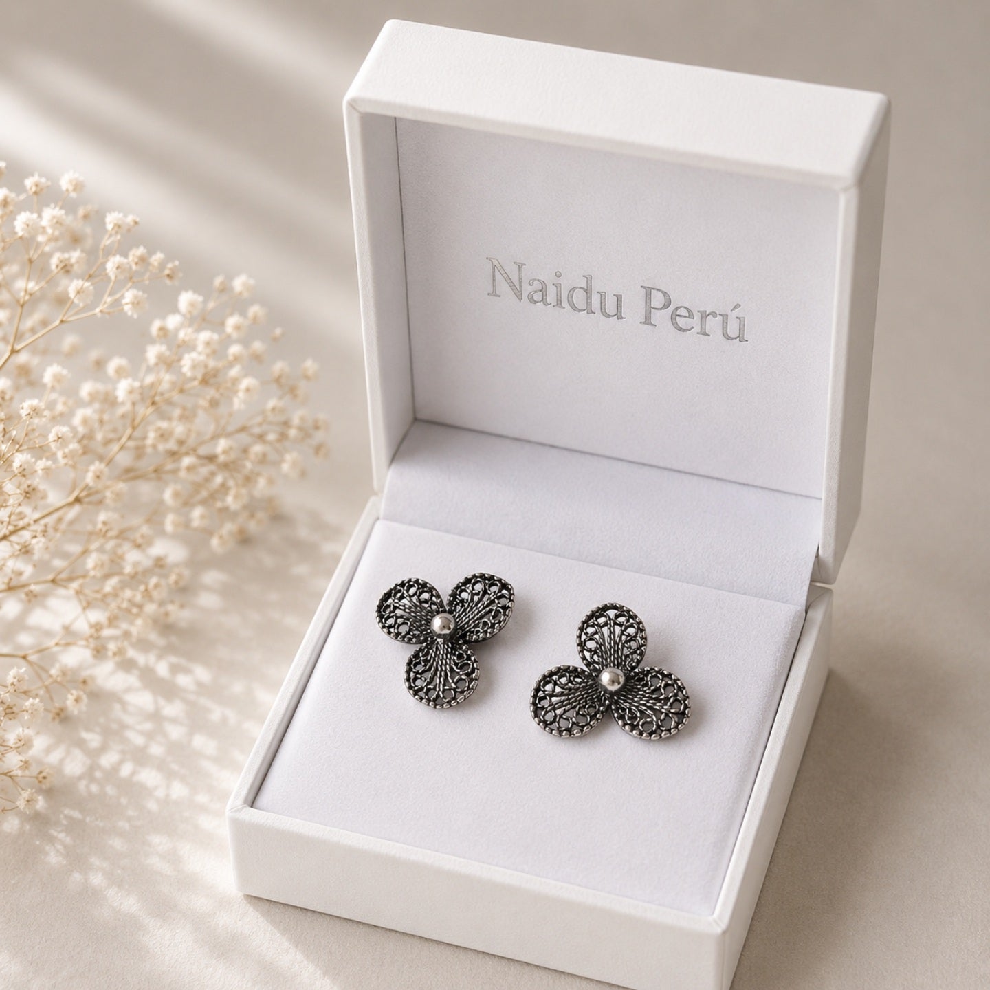 Aretes Trinidad floral